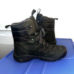 Keen Greta Black Winter & Rain Boots